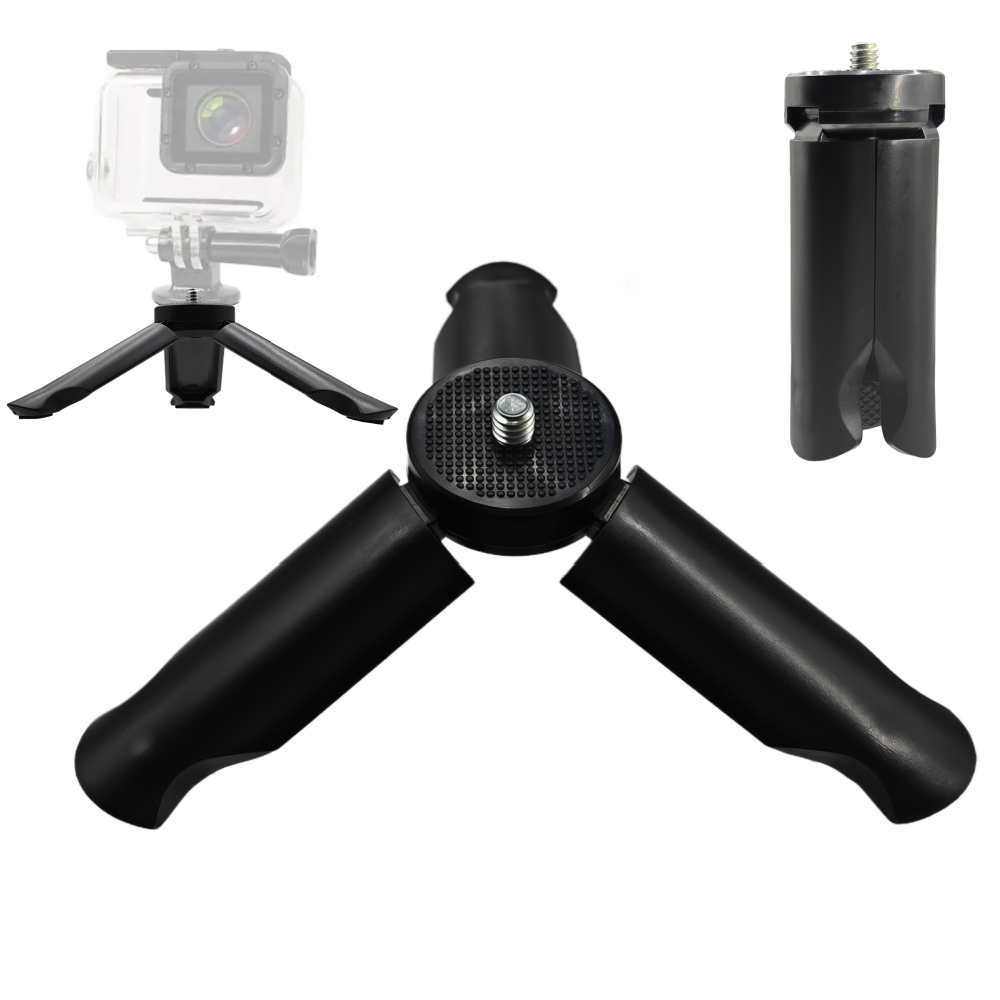 Photography Video Lighting Kit With Adjustable Tripod Stand - Mini trépied avec vis 1/4'' pour