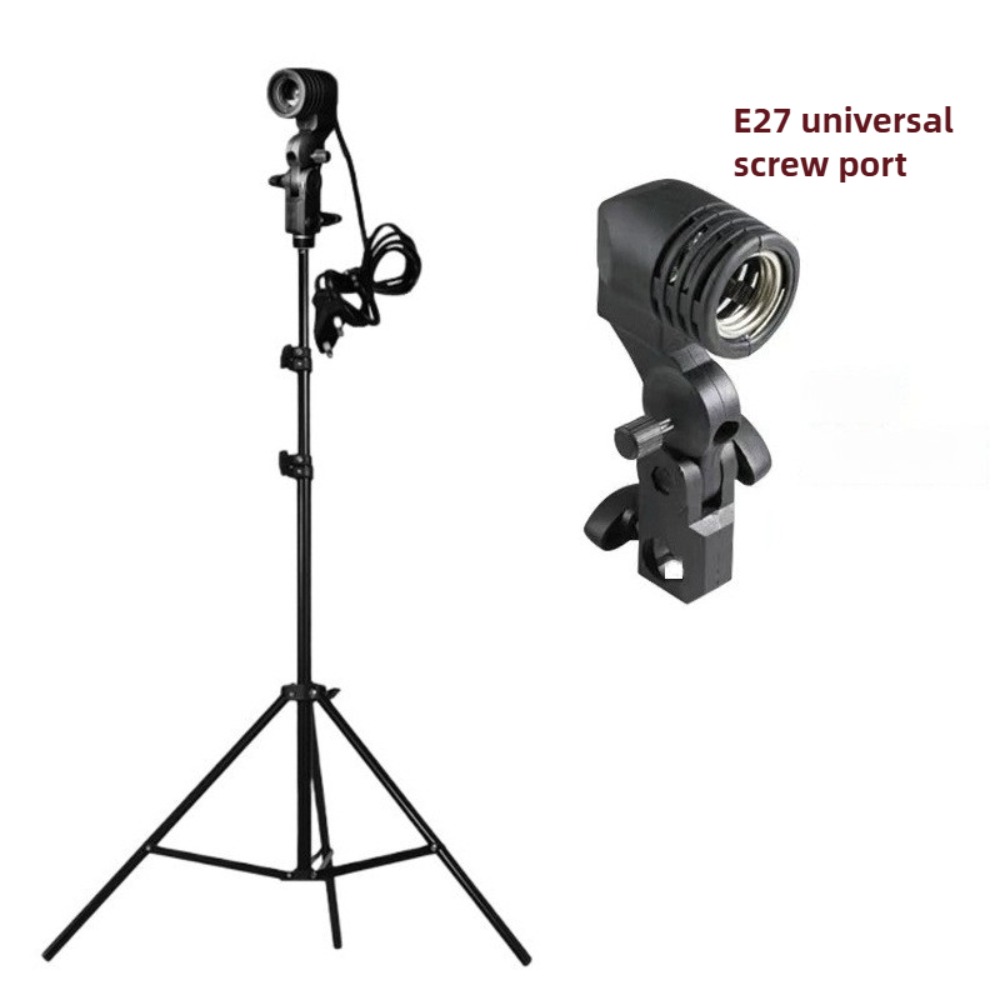 Photography Lighting Studio - Support d'ampoule 2M, douille AC E27