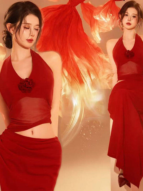 Photography Lighting For Clothing - Costume de photographie rouge pour le
