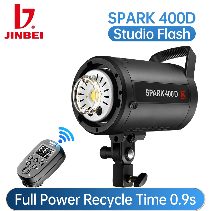 Photography Lighting For Clothing - JINBEI SPARK400D 400W Flash de studio