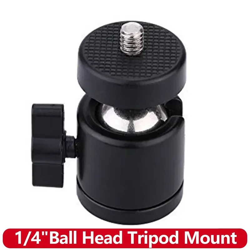 Photography Video Lighting Kit With Adjustable Tripod Stand - Adaptateur universel mini tête sphérique en