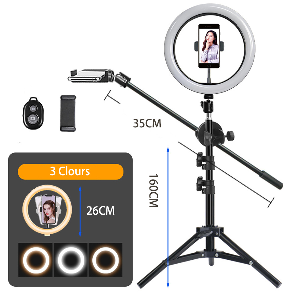 Photography Lighting Studio - Anneau lumineux LED de 26 cm