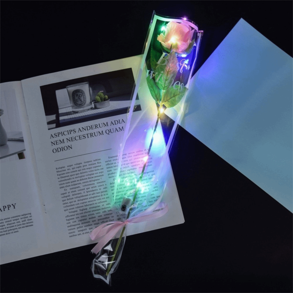 Photography Artificial Lighting - Lumières LED en forme de rose