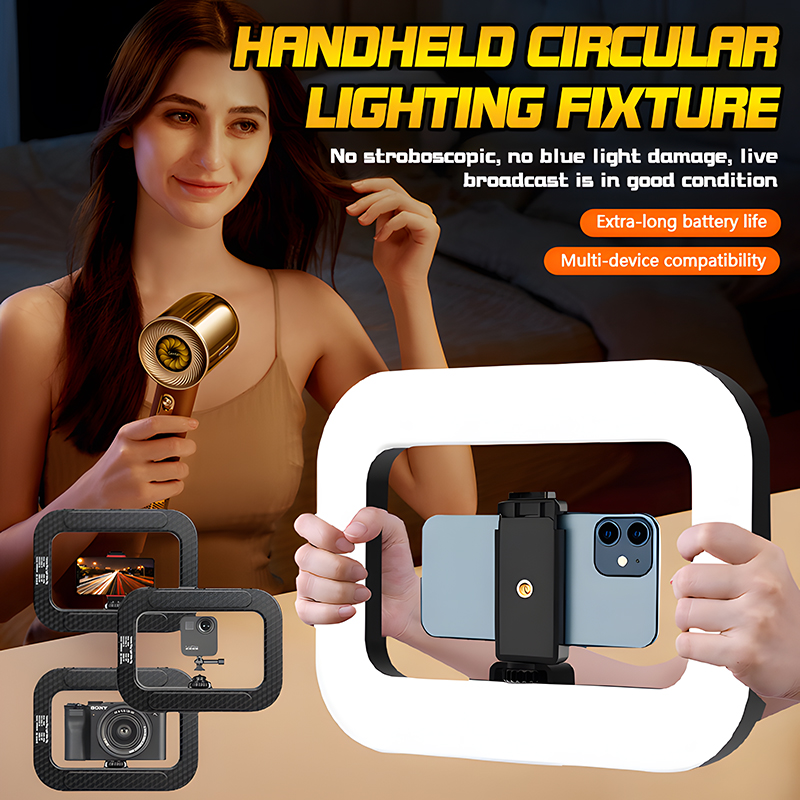 Photography Artificial Lighting - Roreta Anneau lumineux LED portable rechargeable