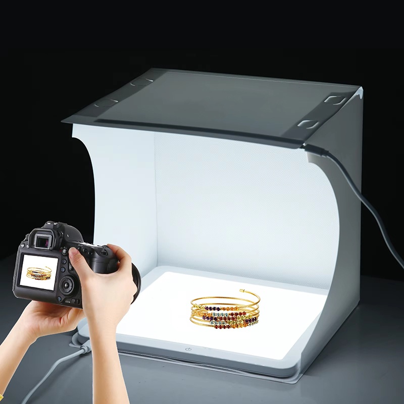 Photography Lighting Softbox - Boîte photo portable de 20 cm,