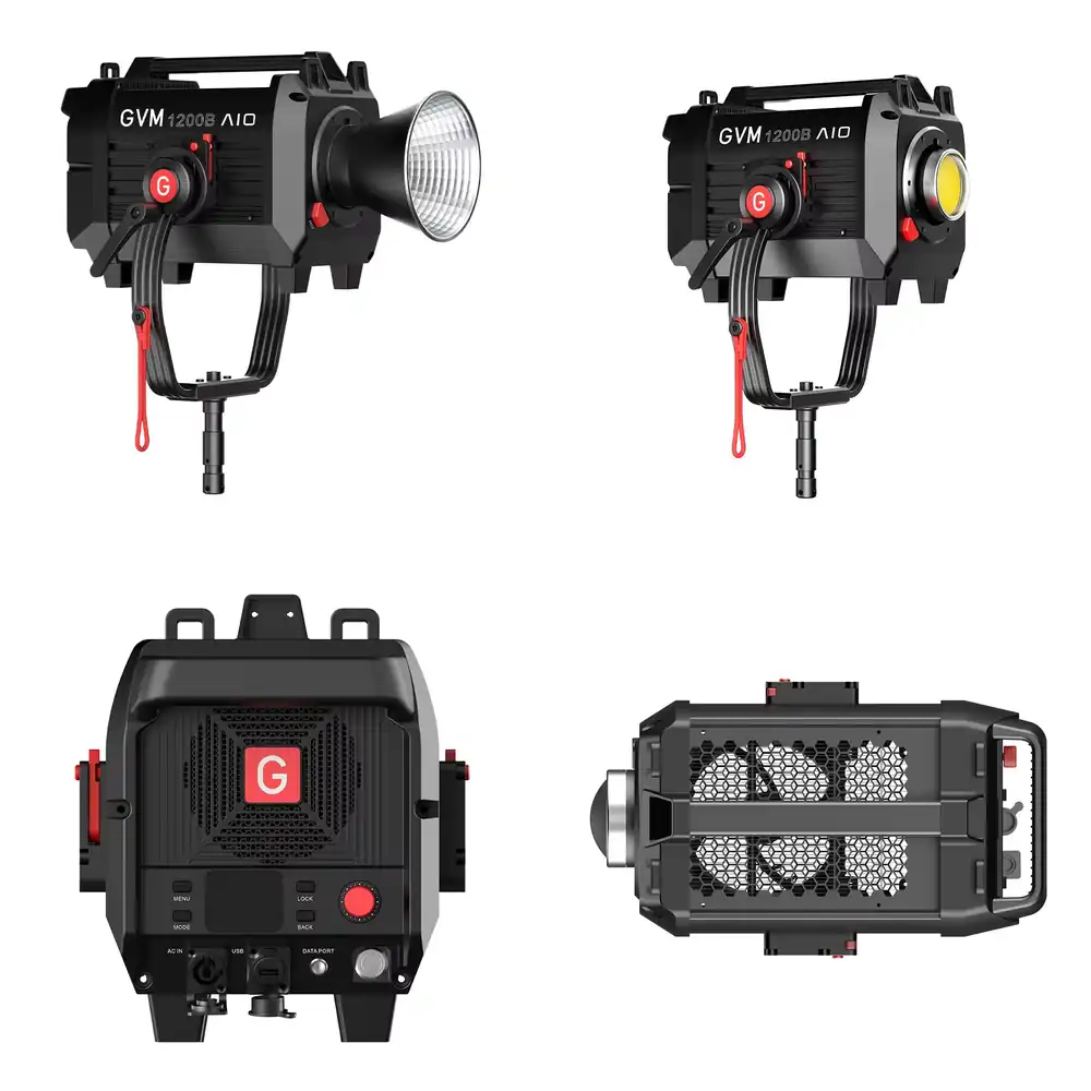 Photography Lighting Studio - Projecteur vidéo LED COB bicolore GVM