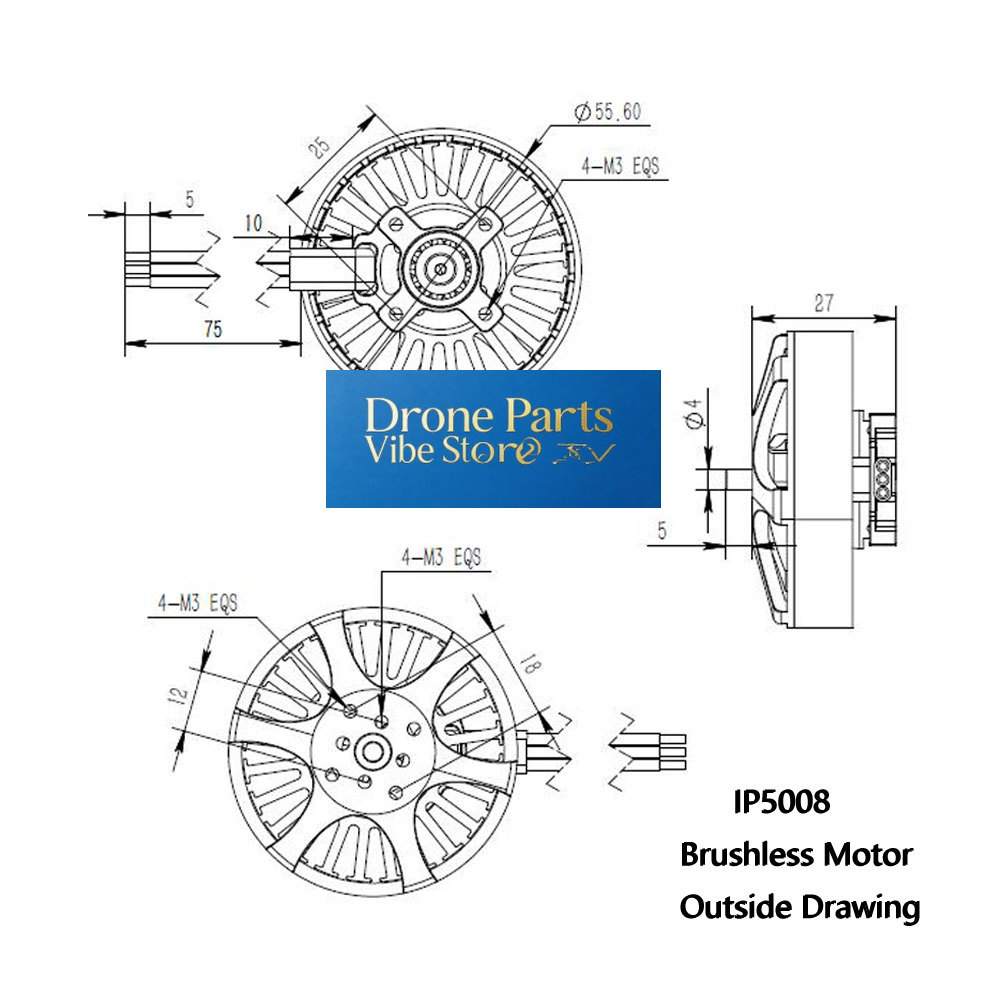 Photography Lighting And Composition - Moteur Brushless DParts1IP5008 KV370 pour Drone