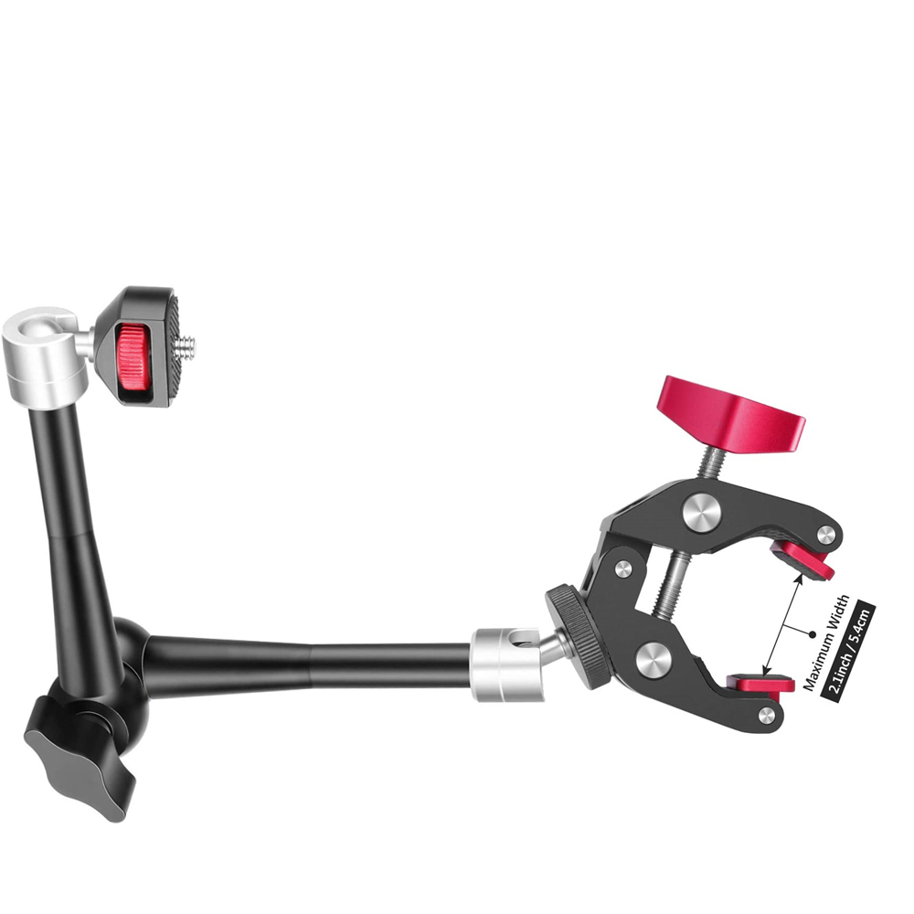 Photography Video Lighting Kit With Adjustable Tripod Stand - Bras articulé réglable à friction avec
