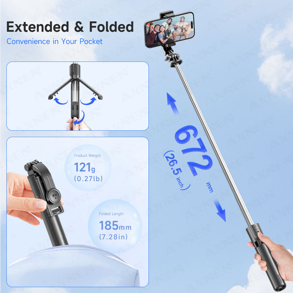 Trépied perche à selfie avec t - Photography Video Lighting Kit With Adjustable Tripod Stand avis et prix