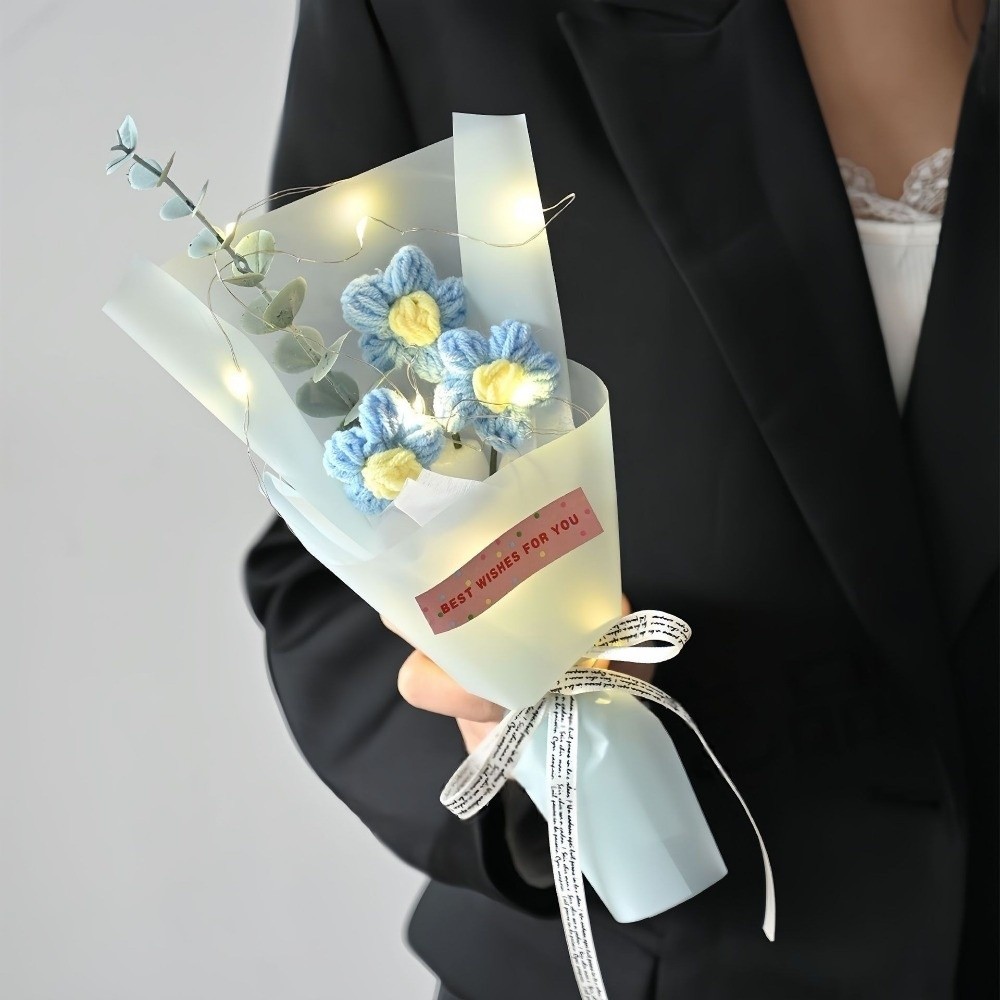 Bouquet de fleurs en crochet t - Photography Artificial Lighting avis et prix