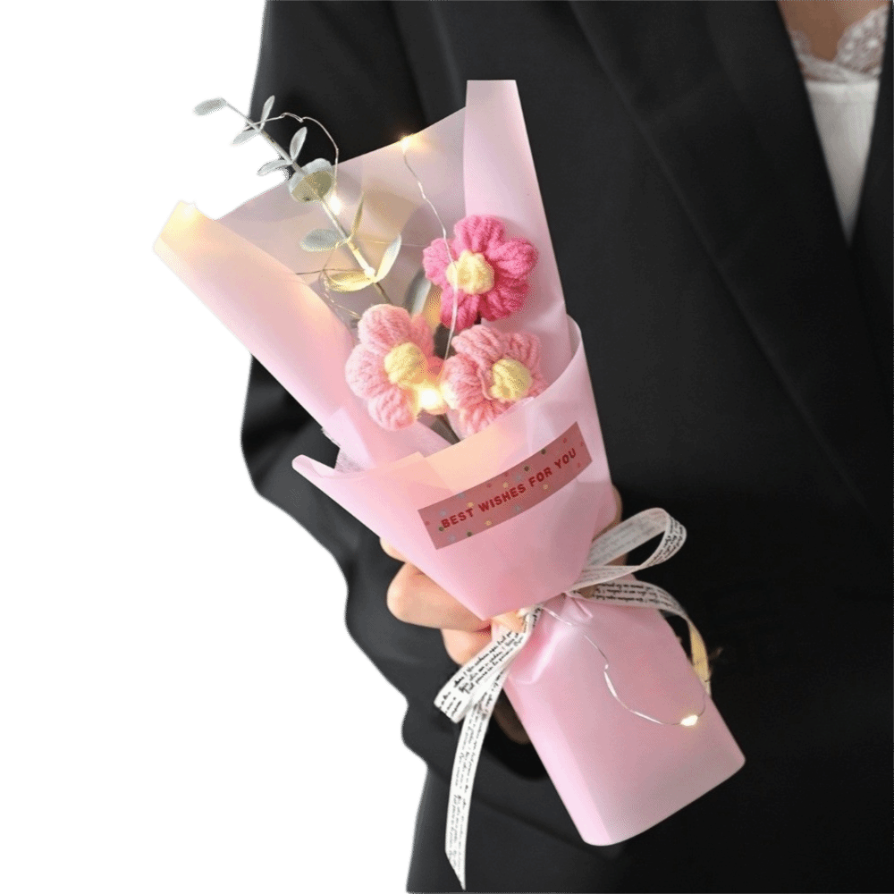 Bouquet de fleurs en crochet t - Photography Artificial Lighting avis et prix