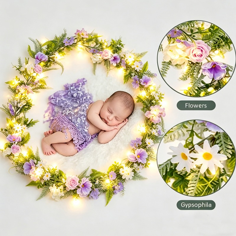 Guirlande de pivoines et margu - Photography Artificial Lighting avis et prix