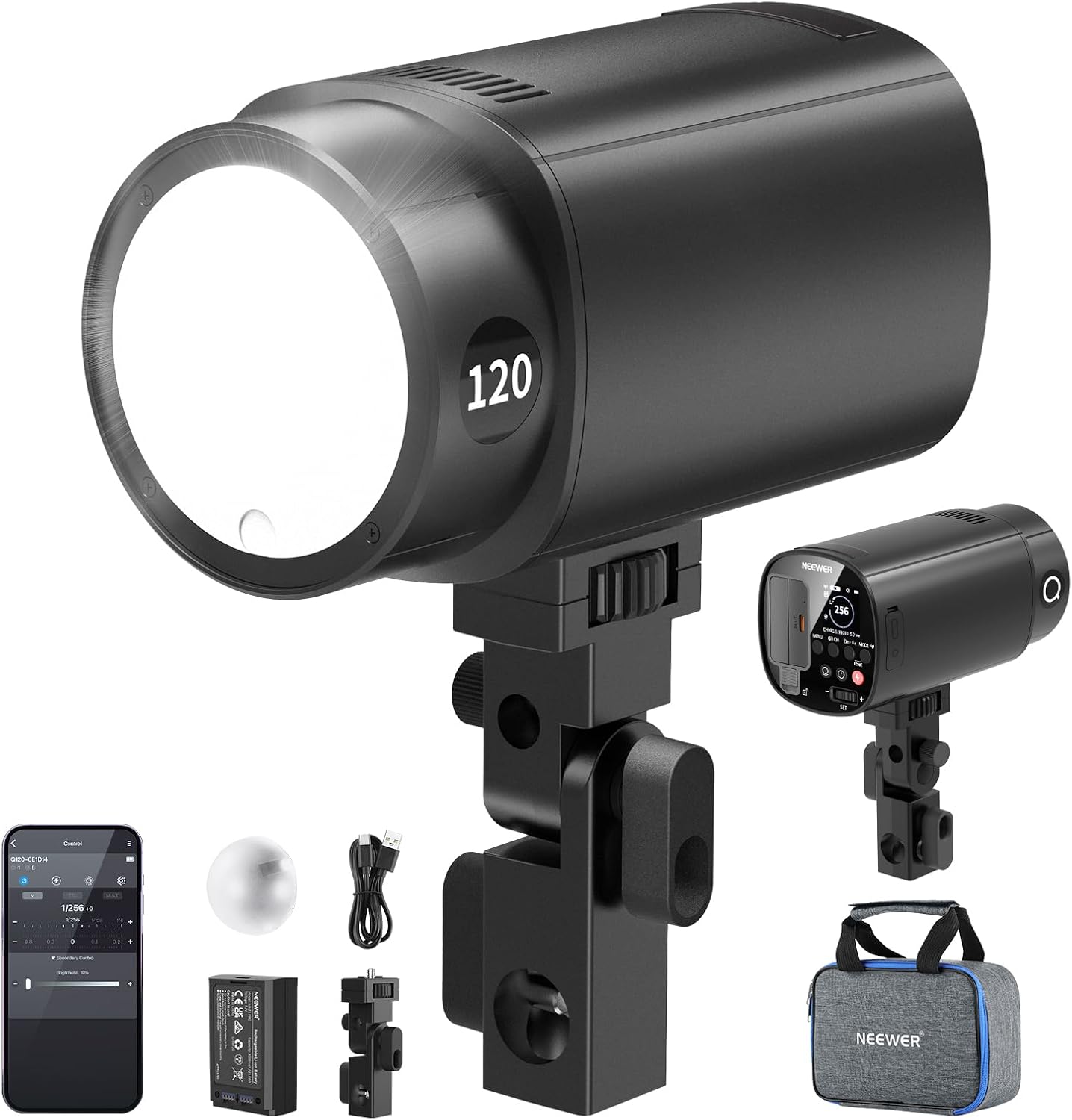 NEEWER Q120 120Ws 2.4G TTL Fla - Portable Strobe Monolight avis et prix