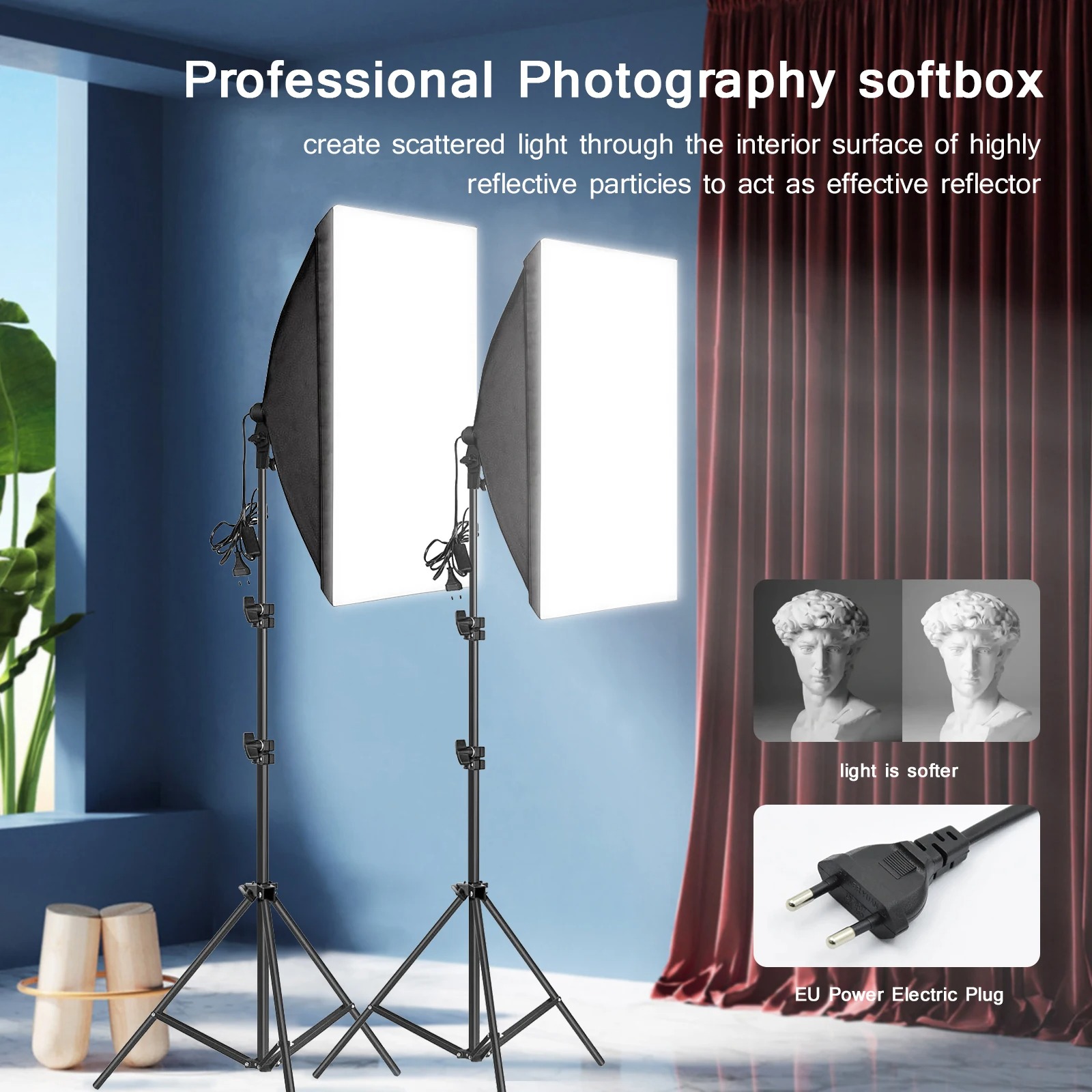 Boîte à lumière pour photograp - Photography Lighting Softbox avis et prix