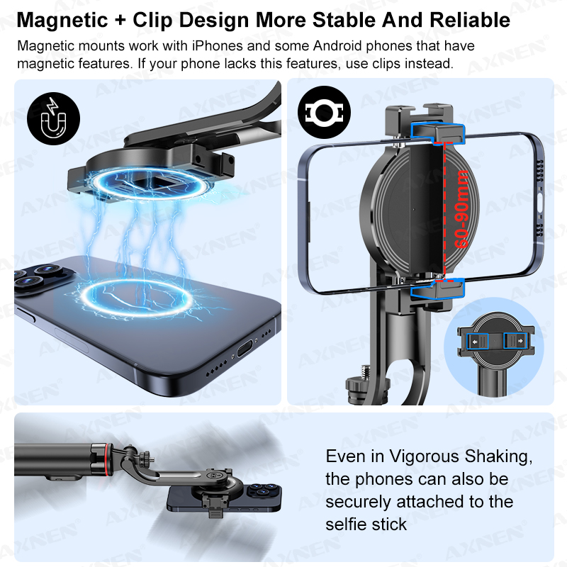 AXNEN C20 Trépied magnétique e - Photography Video Lighting Kit With Adjustable Tripod Stand avis et prix