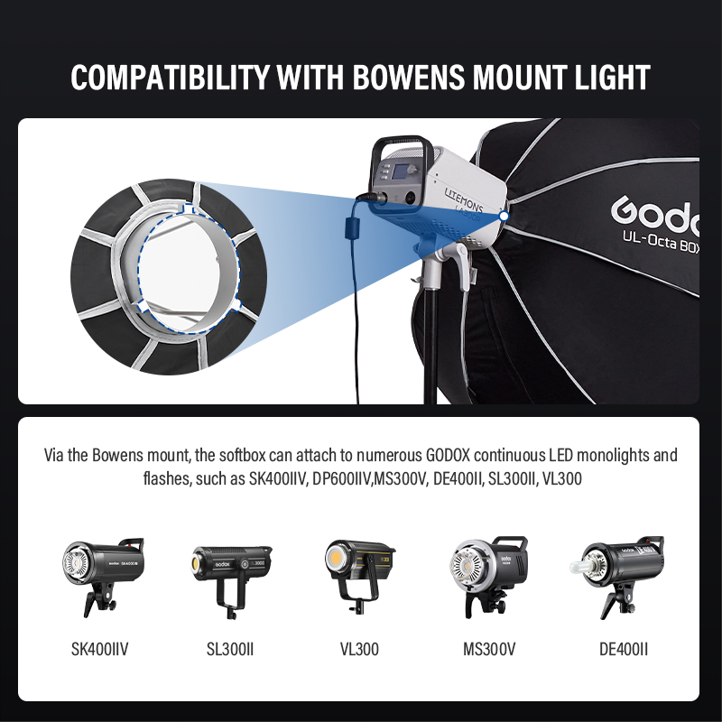 Godox UL-Octa BOX 60cm 90cm 12 - Photography Lighting Softbox avis et prix