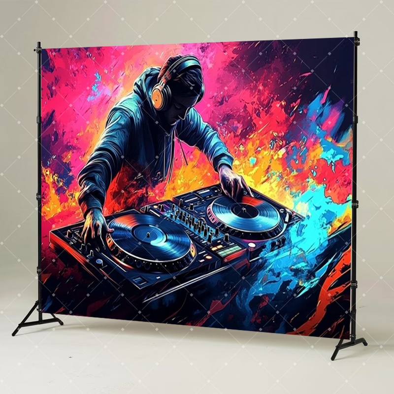 Décoration de fête DJ Hip Hop, - Photography Lighting Studio avis et prix