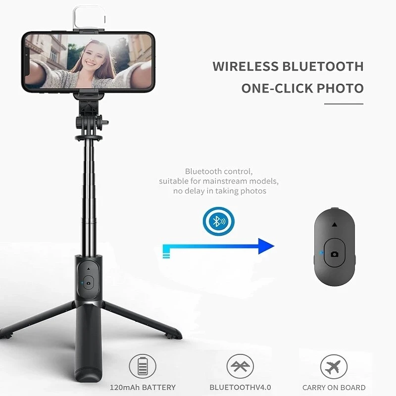Trépied perche à selfie sans f - Photography Video Lighting Kit With Adjustable Tripod Stand avis et prix