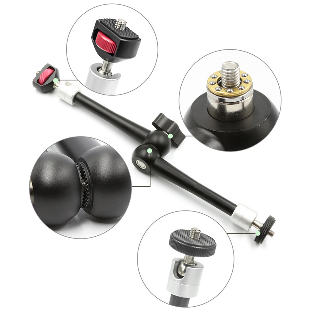 Bras articulé réglable à frict - Photography Video Lighting Kit With Adjustable Tripod Stand avis et prix