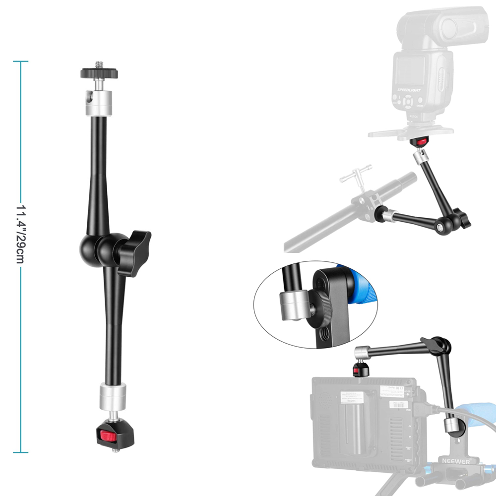 Bras articulé réglable à frict - Photography Video Lighting Kit With Adjustable Tripod Stand avis et prix