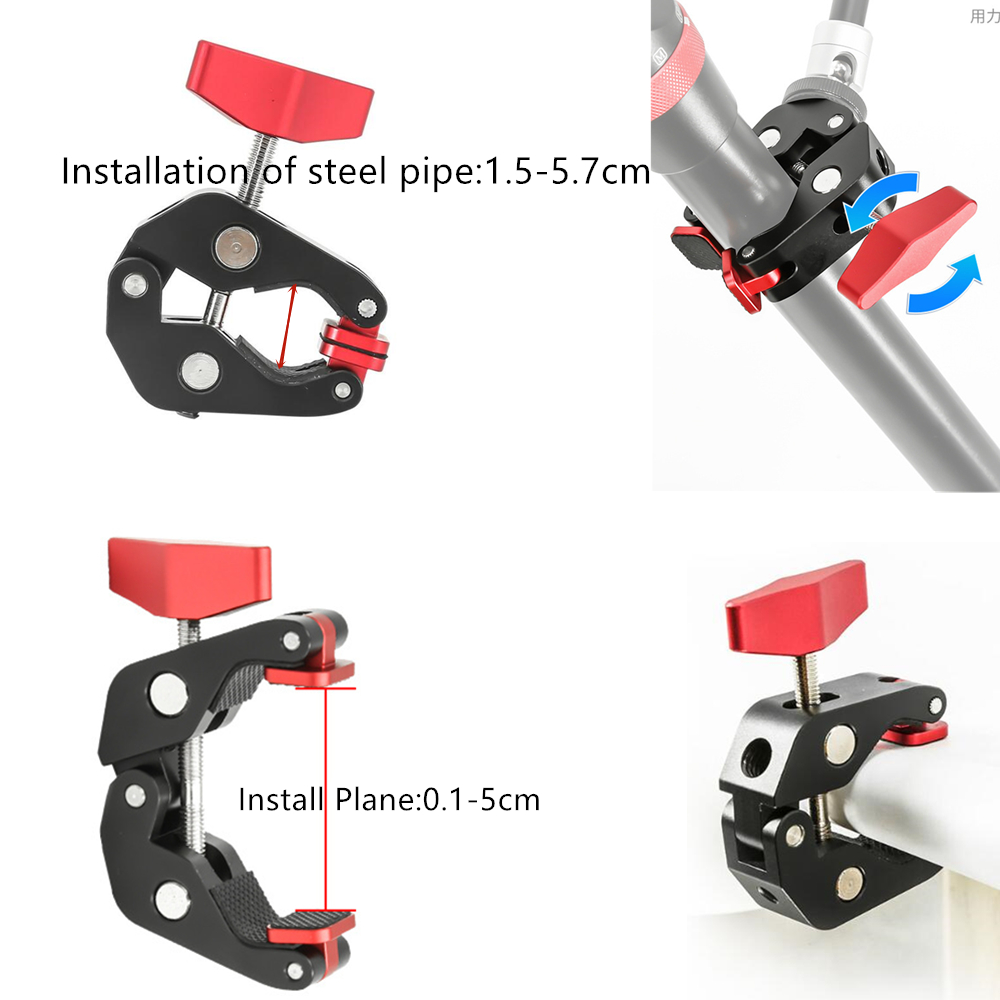 Bras articulé réglable à frict - Photography Video Lighting Kit With Adjustable Tripod Stand avis et prix