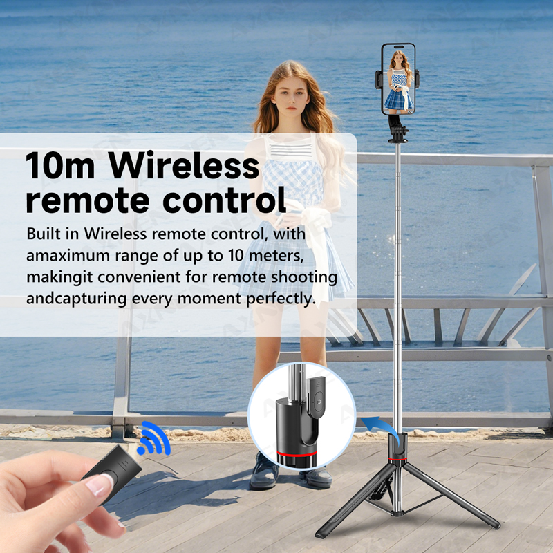 AXNEN F15 trépied perche à Sel - Photography Video Lighting Kit With Adjustable Tripod Stand avis et prix